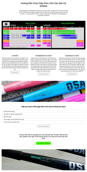 Hướng dẫn chọn gậy Hockey