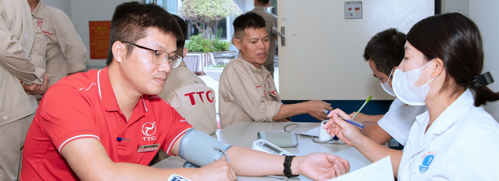 Công ty Cổ phần TTC tổ chức khám sức khỏe định kỳ cho CBCNV, NLĐ năm 2024