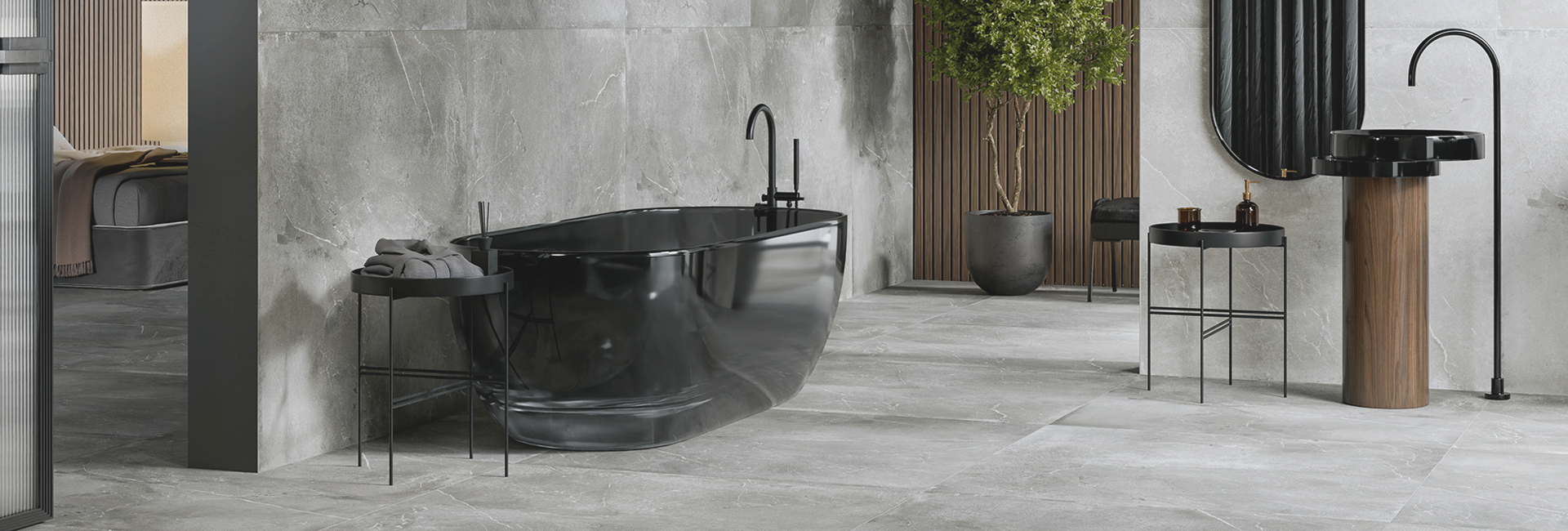 Gạch ốp tường men matt VIOVA: Sự lựa chọn hoàn hảo cho phòng tắm sang trọng