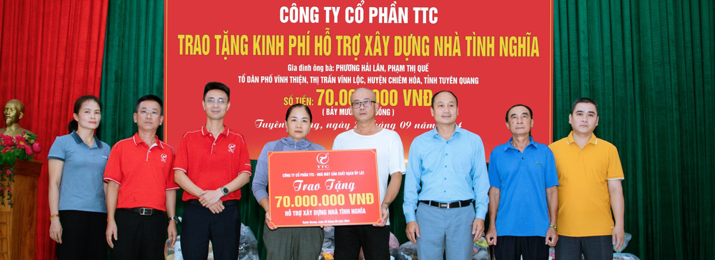 Công ty Cổ phần TTC hỗ trợ kinh phí xây dựng nhà tình nghĩa cho đồng bào miền Bắc bị thiệt hại do cơn bão số 3 Yagi (nhật ký phần 1)