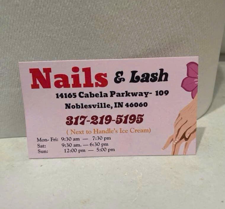 Nails and Lash billboard