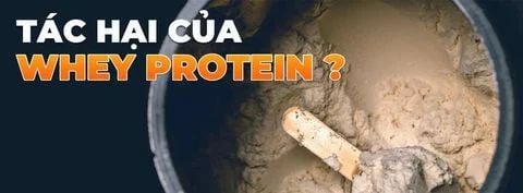 Tác hại của whey protein khi dùng sai cách, đầy bụng và dị ứng đạm sữa
