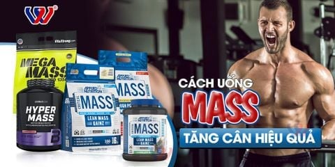 Hướng dẫn cách uống sữa mass tăng cân hiệu quả