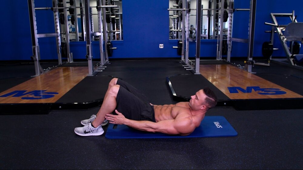 Bài tập Heel Touches phát triển cơ liên sườn mạnh mẽ và săn chắc hiệu quả