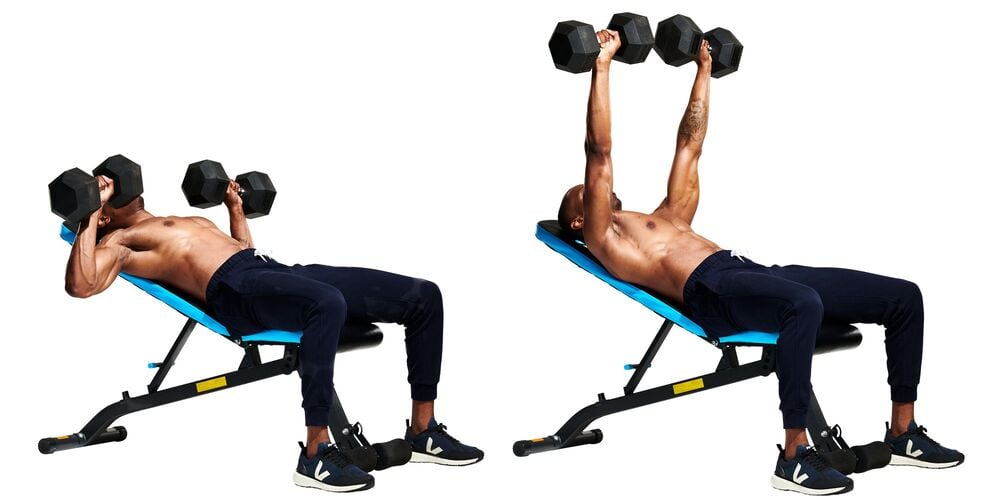 Hướng dẫn tập Incline Dumbbell Press đúng chuẩn cho người mới