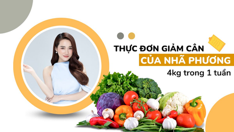 Thực đơn giảm cân cấp tốc của Nhã Phương trong 1 tuần