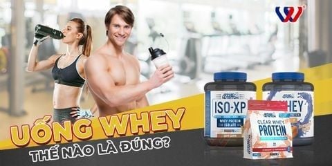 Uống whey đúng cách theo cân nặng và thời điểm