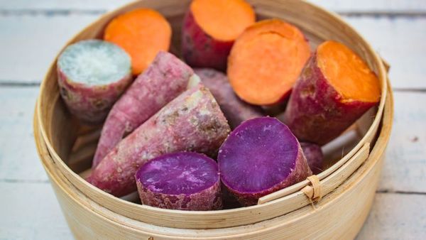 Ưu tiên khoai lang hấp, luộc giàu dinh dưỡng hỗ trợ giảm cân