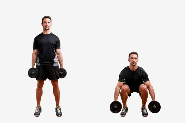 Dumbbell Squat - Bài tập chân hiệu quả nhanh nhất cho nam giới