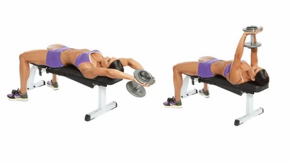 Bài tập tăng vòng 1 nhanh nhất cho nữ - Dumbbell Flyes