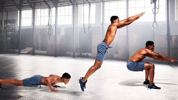 Burpees gồm chuỗi các động tác nặng liên tiếp