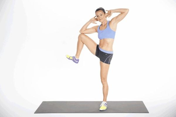 : Bài tập mông 5: Obliques Squat