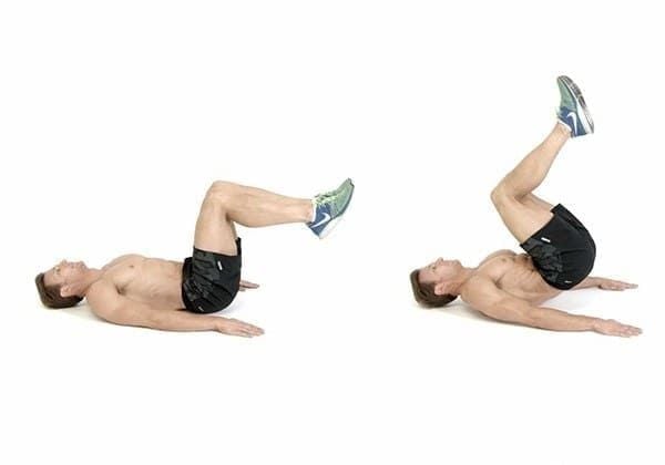 Bài tập gập bụng ngược (The Reverse Crunch)