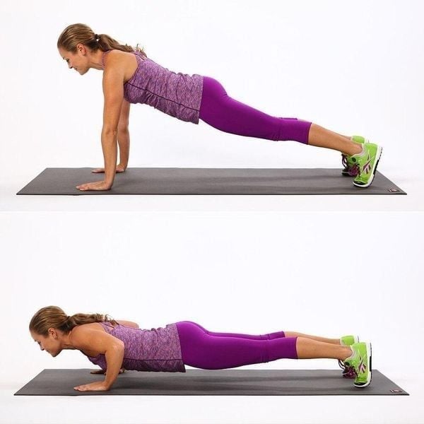 Bài tập cardio chống đẩy