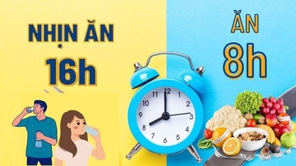 Nhịn ăn 16 - 8 là phương pháp nhịn ăn gián đoạn phổ biến để giảm cân