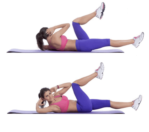 Bài tập đạp xe giúp hình thành cơ bụng số 11