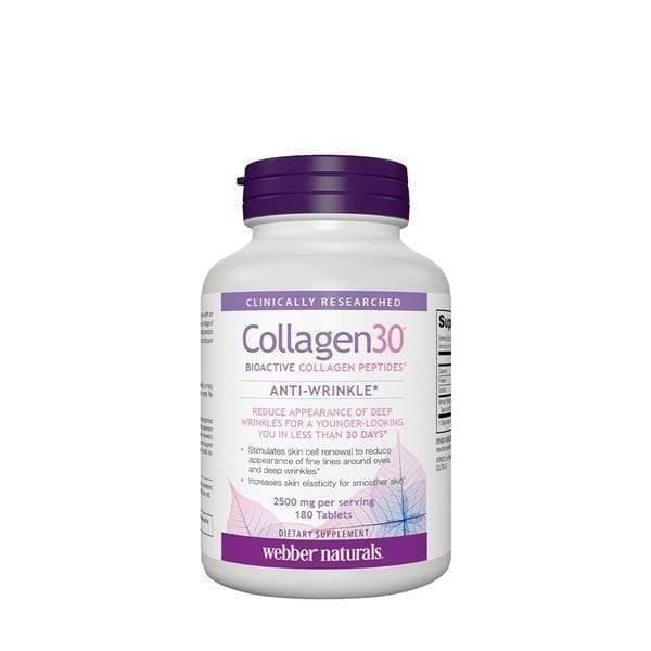 Collagen 30 Anti Wrinkle Webber Naturals 2500mg chất lượng cao