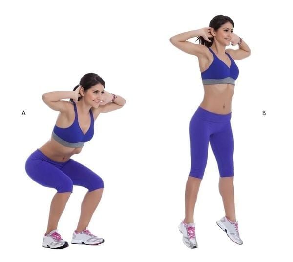 Bài tập Bodyweight Jump Squat giúp phát triển cơ cẳng chân