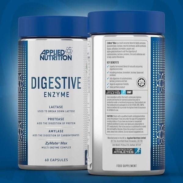 Applied Nutrition Digestive Enzyme hỗ trợ tăng cường sức khỏe hệ tiêu hóa