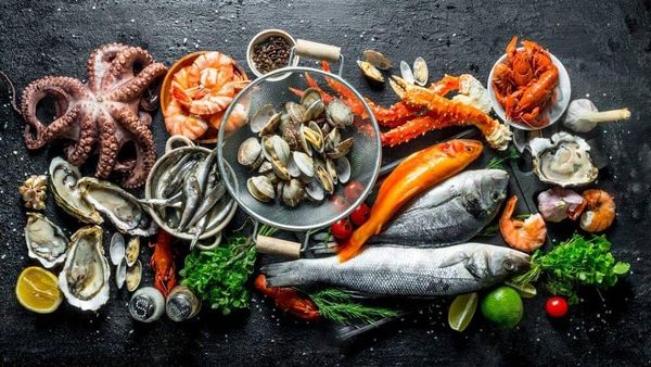 Hải sản là nguồn thực phẩm giàu glutamine và omega-3
