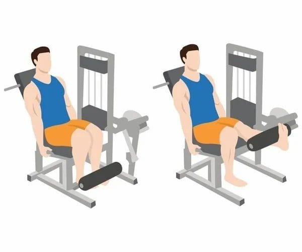 Hướng dẫn tập Leg Extension từng chân một