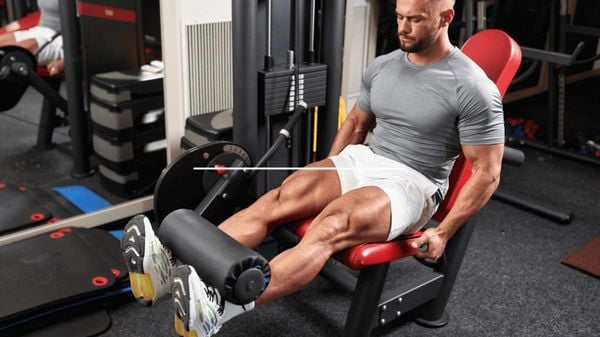 Tập Leg Extension không gây chấn thương đầu gối