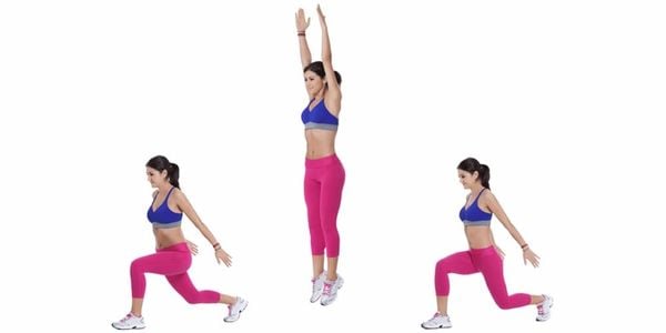 Bài tập Jumping Lunge