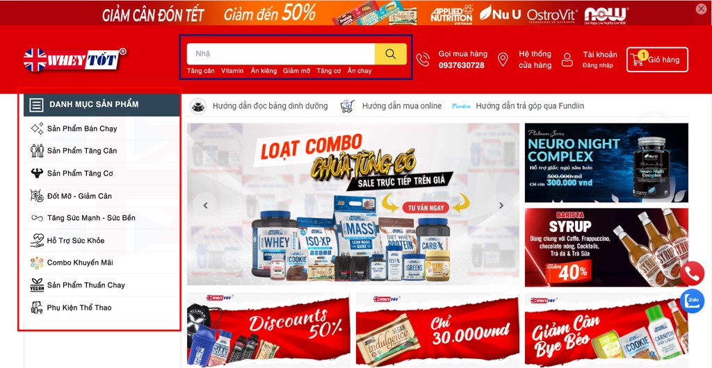 HƯỚNG DẪN MUA HÀNG ONLINE TẠI WHEY TỐT