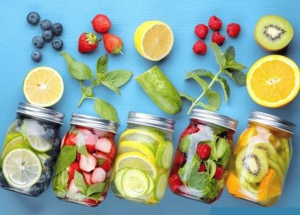 Nước detox trái cây giúp đánh bay mỡ bụng nhanh chóng