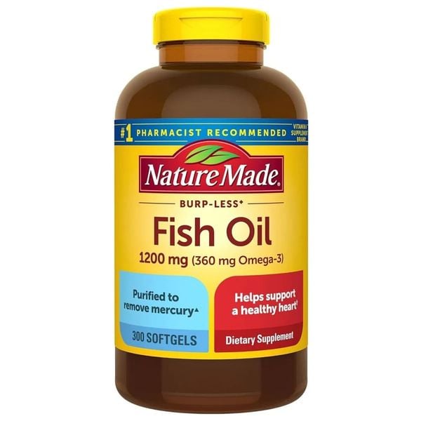 Dầu cá Nature Made Fish Oil 1200mg