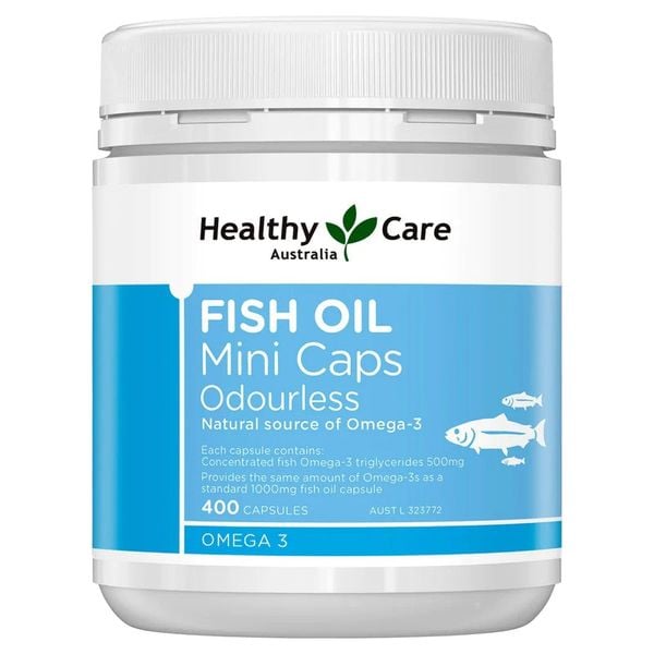 Dầu cá Healthy Care Fish Oil Omega‑3 1000 mg