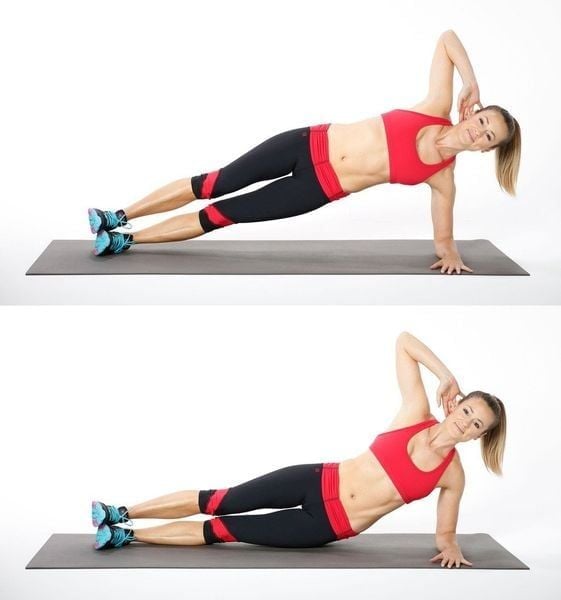Bài tập Side Plank Hip Dip