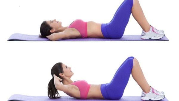 bài tập gập bụng giúp giảm mỡ bụng hiệu quả