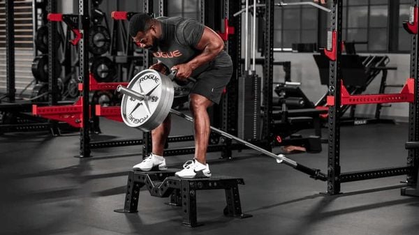 Bài tập cơ lưng xô cho nam: Standing T- Bar Row
