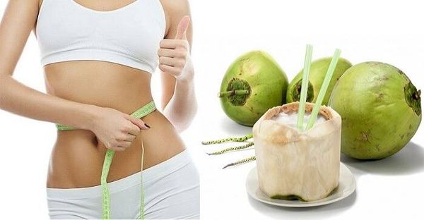 Uống nước dừa có tác dụng no lâu, hỗ trợ giảm cân