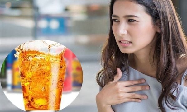 Caffeine trong nước tăng lực có thể khiến tim đập nhanh, hồi hộp