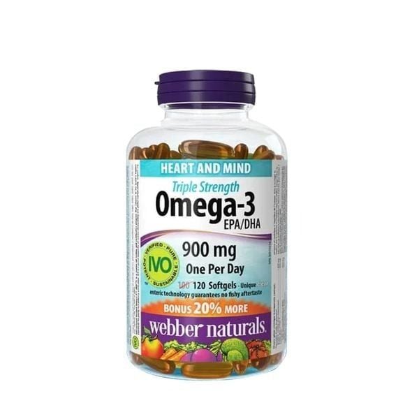 Dầu Cá Webber Naturals Triple Strength Omega 3