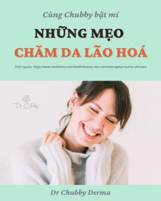 Chăm da lão hóa và những mẹo cần biết
