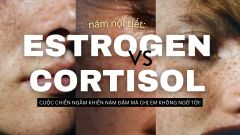 Nám da nội tiết: Cảnh báo từ Estrogen & Cortisol bạn cần biết