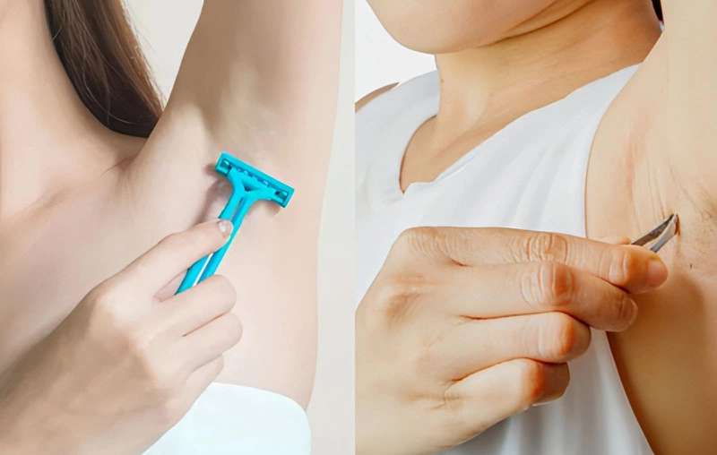 CHÀ XÁT, CẠO LÔNG NÁCH GÂY TỔN THƯƠNG DA