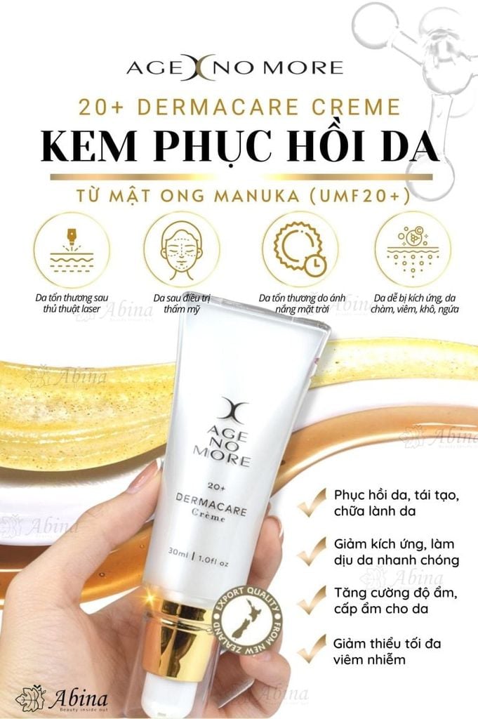 Kem phục hồi da Age No More Dearmacare Creme Manuka 20+