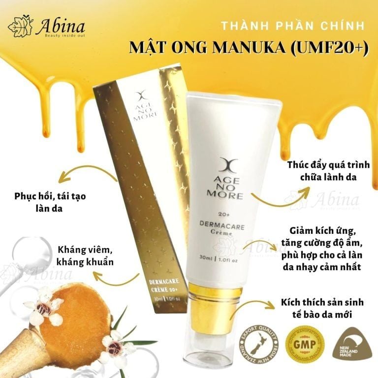 Kem phục hồi da Age No More Dearmacare Creme Manuka 20+