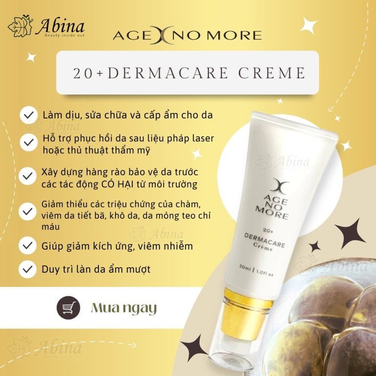 Kem phục hồi da Age No More Dearmacare Creme Manuka 20+