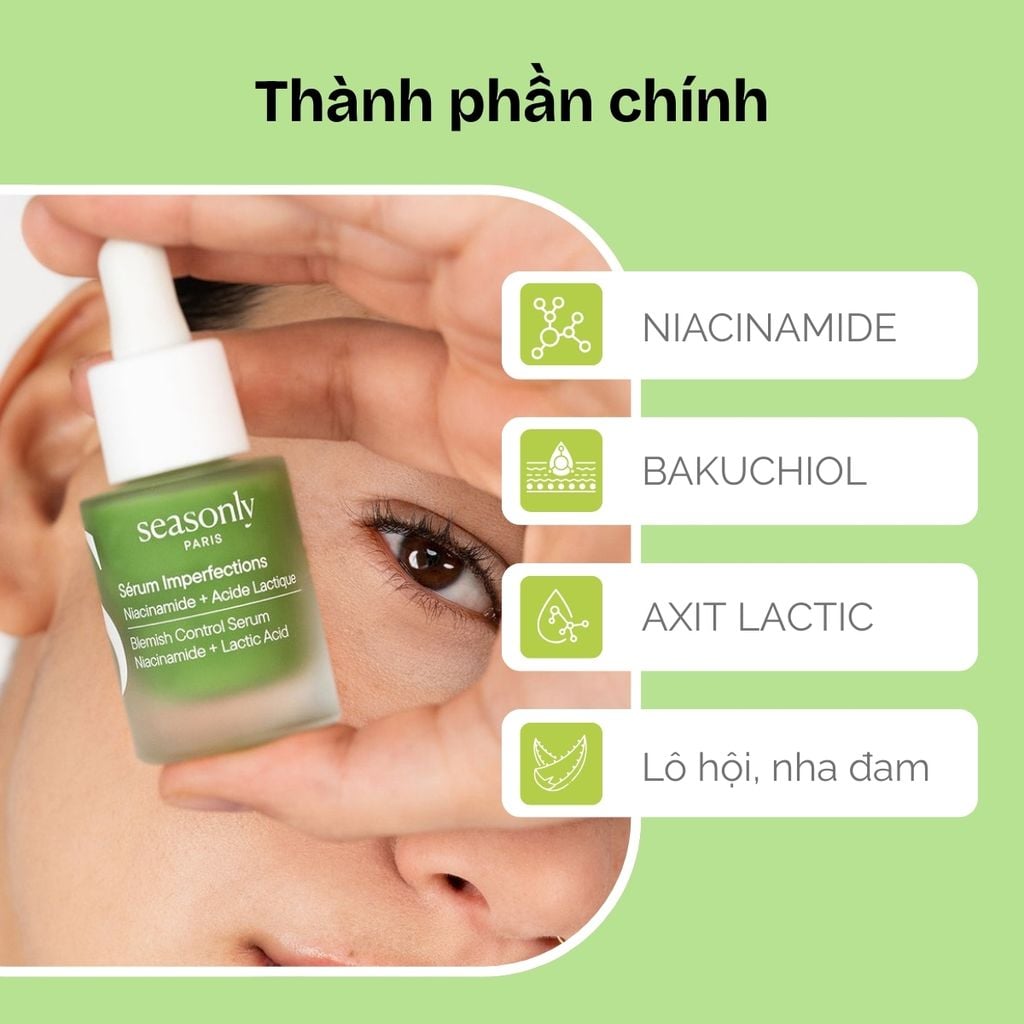 Serum mụn chống lão hóa Seasonly Blemish-Control Serum 15ml