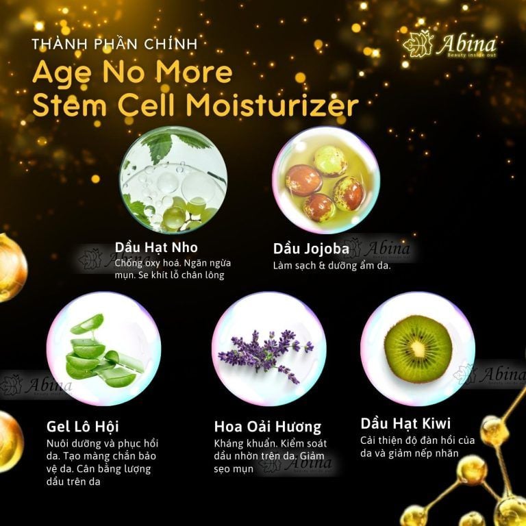 Kem trẻ hóa da cấp ẩm từ tế bào gốc Age No More Stem Cell Moisturizer