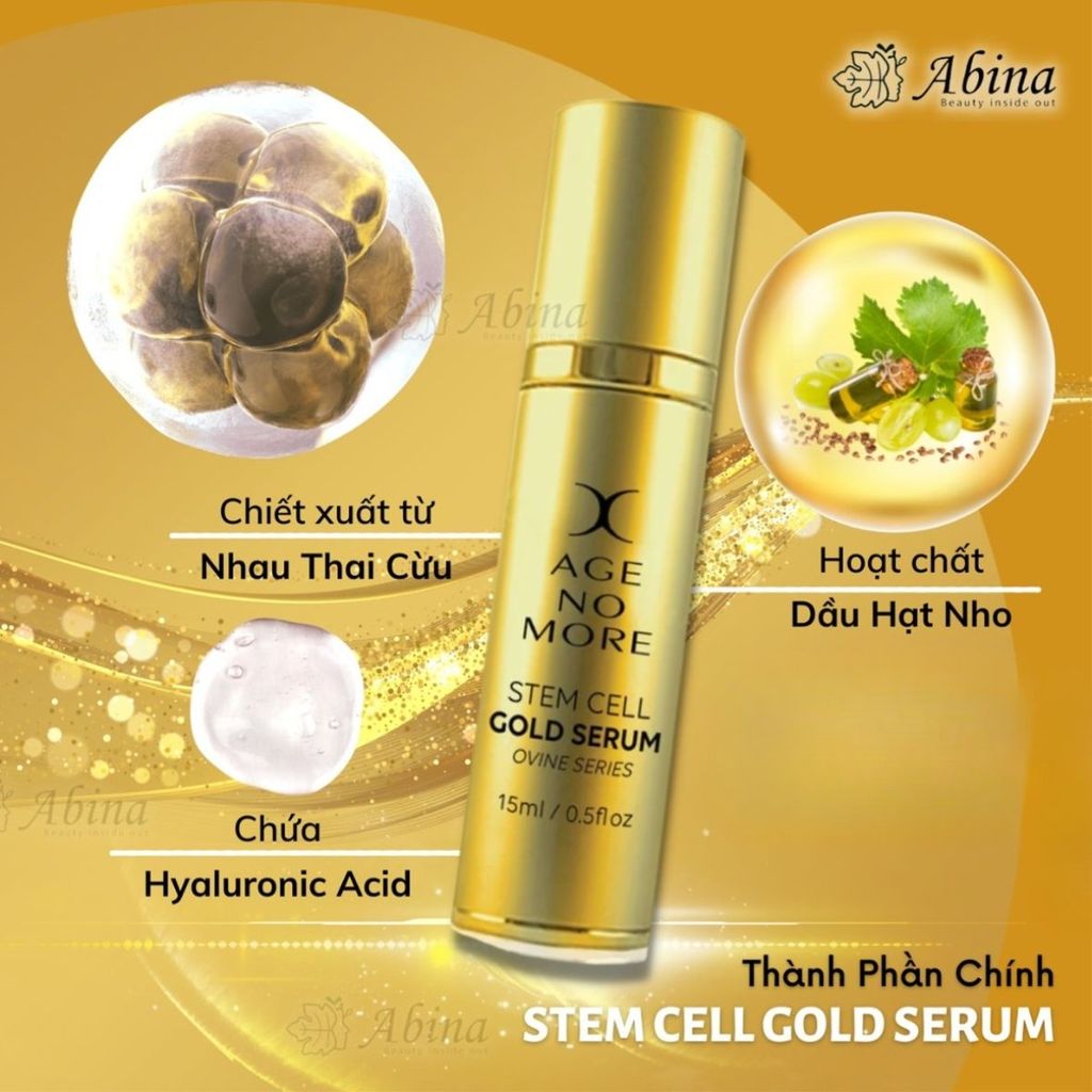 Serum Tế Bào Gốc Age No More Stem Cell Gold Serum 15ml