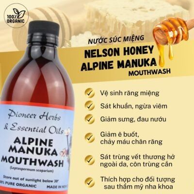 Giải pháp đơn giản với nước súc miệng