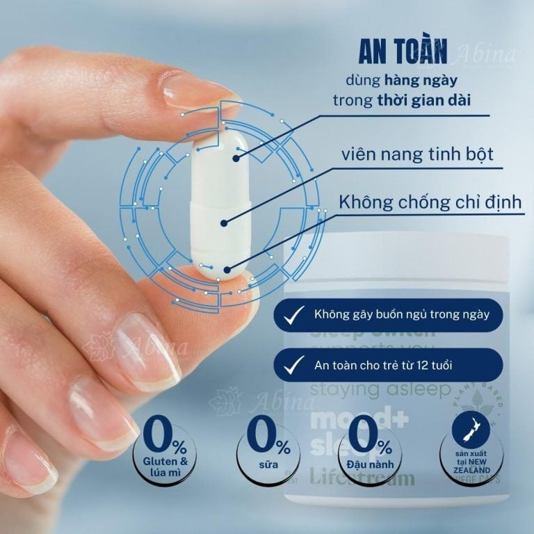 Viên uống ngủ ngon Lifestream Magnesium Sleep Switch
