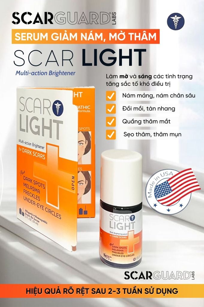 Serum đặc trị nám, đốm thâm Scarguard Scarlight Serum 15ml