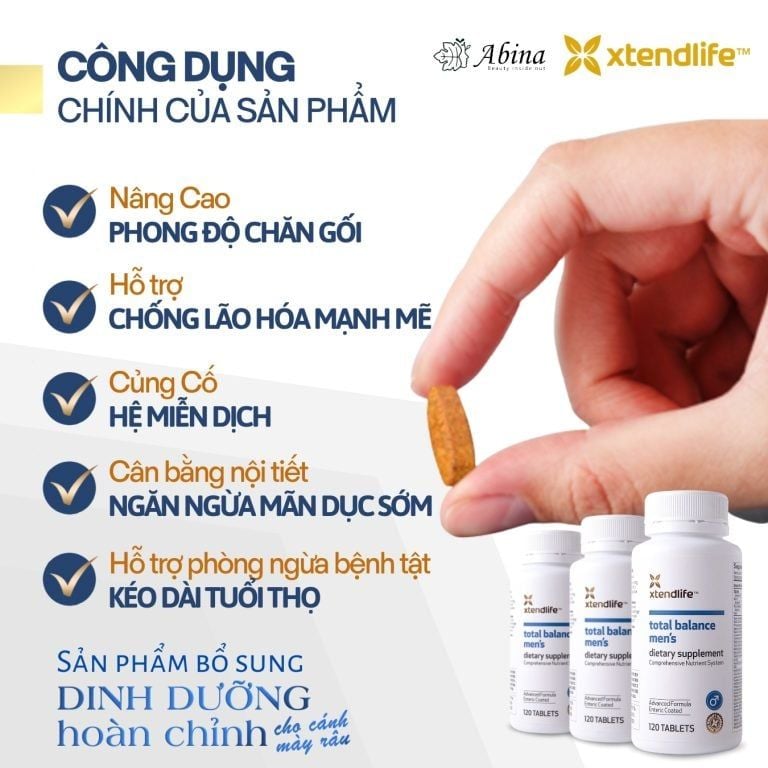 Viên Uống Vitamin Tổng Hợp Cho Nam Xtend-Life Total Balance Men’s
